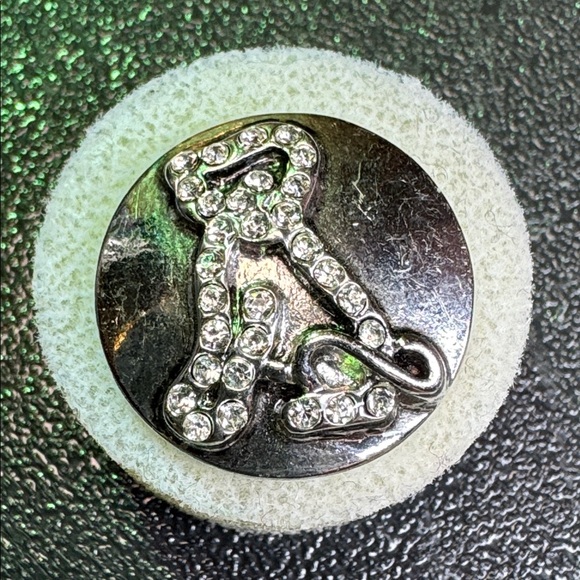 Ginger Snaps Jewelry - Ginger Snaps 20mm White Rhinestone Dog